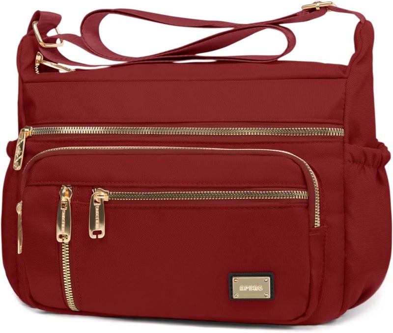 NPBAG Crossbody Bag for Women, Shoulder Purse Handbag Messenger Bag, Trendy Pocketbooks, Waterproof and Multi-Pockets - Image 1